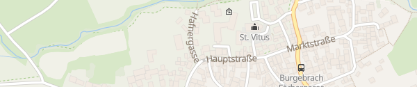 Karte Hauptstraße Burgebrach