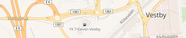 Karte YX 7-Eleven Vestby