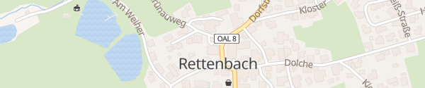 Karte Rathaus Rettenbach am Auerberg