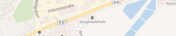 Karte Steigerwaldhalle Burgebrach