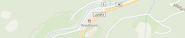 Karte Hotel Restaurant Waldheim Martell