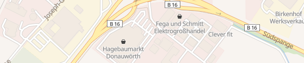 Karte Hagebaumarkt Donauwörth