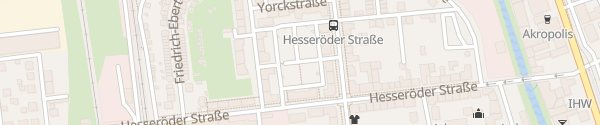 Karte Hesseröder Straße Nordhausen