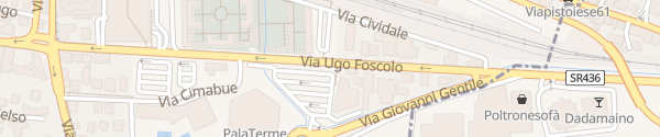 Karte PalaTerme Montecatini Terme