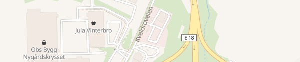 Karte McDonald's Nygårdskrysset Vinterbro