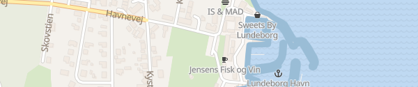 Karte Lundeborg Pakhus Hesselager