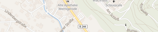Karte Parkplatz Degener Straße Wernigerode