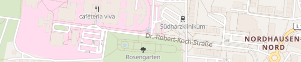 Karte Südharz Klinikum Nordhausen