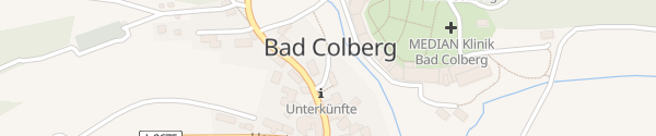 Karte Touristinformation Bad Colberg Heldburg