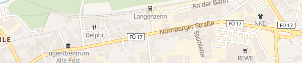 Karte Bahnhof Langenzenn