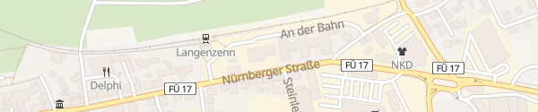 Karte Autohaus Leitzmann Langenzenn