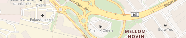 Karte Circle K Økern Oslo