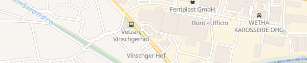 Karte Wanderhotel Vinschgerhof Vetzan