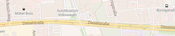 Karte McDonald's Dieselstraße Wolfsburg