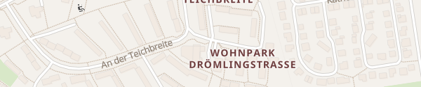 Karte Wohngebiet Teichbreite Wolfsburg