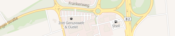 Karte Zott Genusswelt & Outlet Asbach-Bäumenheim