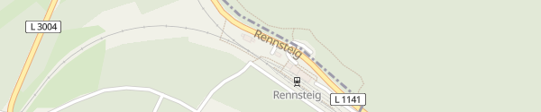 Karte Bahnhof Rennsteig Suhl