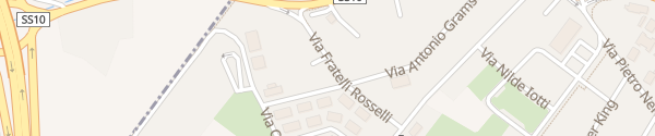 Karte Via Fratelli Rosselli San Giorgio Bigarello