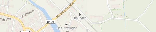 Karte Bahnhof Baunach
