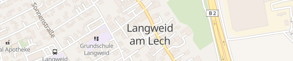 Karte Rathaus Langweid am Lech