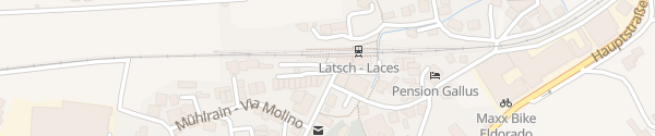 Karte Ladesäule am Bahnhof Latsch