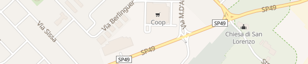 Karte Coop Pegognaga