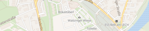 Karte Parkplatz Waitzinger Wiese Landsberg am Lech