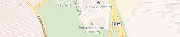 Karte Porsche Zentrum Augsburg Gersthofen