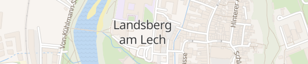 Karte Parkgarage Lechstraße Landsberg am Lech