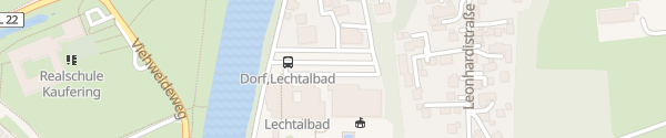 Karte Lechtalbad Kaufering