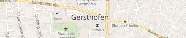 Karte Tiefgarage Rathausplatz Gersthofen