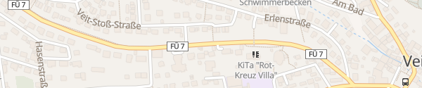 Karte Puschendorfer Straße Veitsbronn