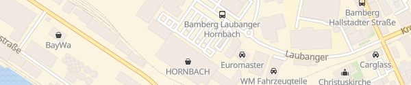 Karte Hornbach Bamberg