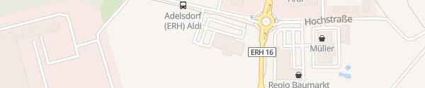 Karte ALDI Süd Adelsdorf
