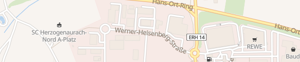 Karte Gewerbegebiet Herzogenaurach