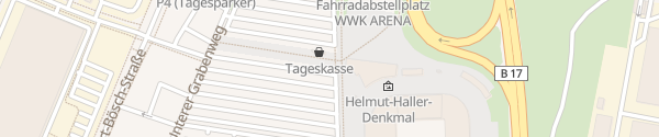 Karte WWK Arena Augsburg