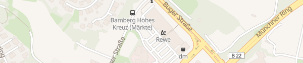Karte REWE Rudel Bamberg