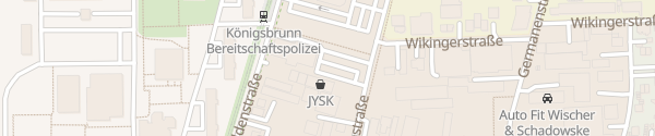 Karte ALDI SÜD Hunnenstraße Königsbrunn