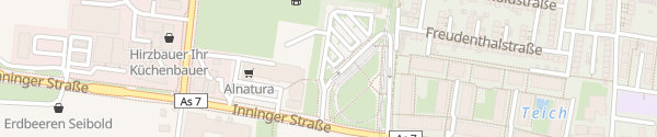 Karte P&R Haunstetten West Augsburg
