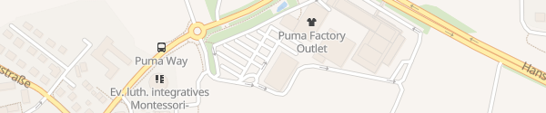 Karte Puma Factory Outlet Herzogenaurach