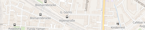 Karte Alpenstraße Augsburg
