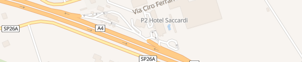 Karte Hotel Saccardi Caselle