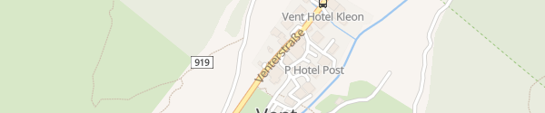 Karte Hotel Post - Natur & Alpinhotel Vent