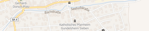 Karte Rathausparkplatz Gundelsheim
