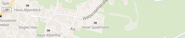Karte Romantik Hotel Spielmann Ehrwald