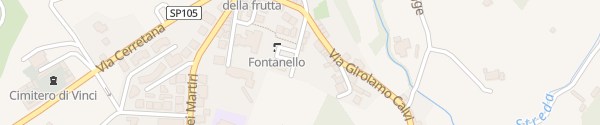 Karte Piazza Garibaldi Vinci