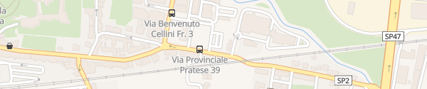 Karte Via Provinciale Pratese Pistoia