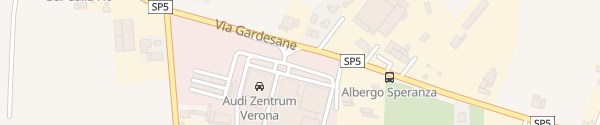 Karte Centro Porsche Verona