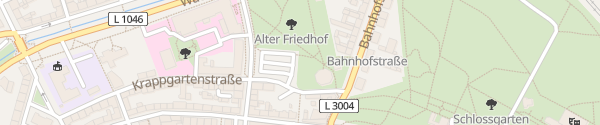 Karte Parkplatz Alter Friedhof Arnstadt