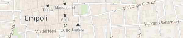 Karte Piazza della Victoria Empoli
